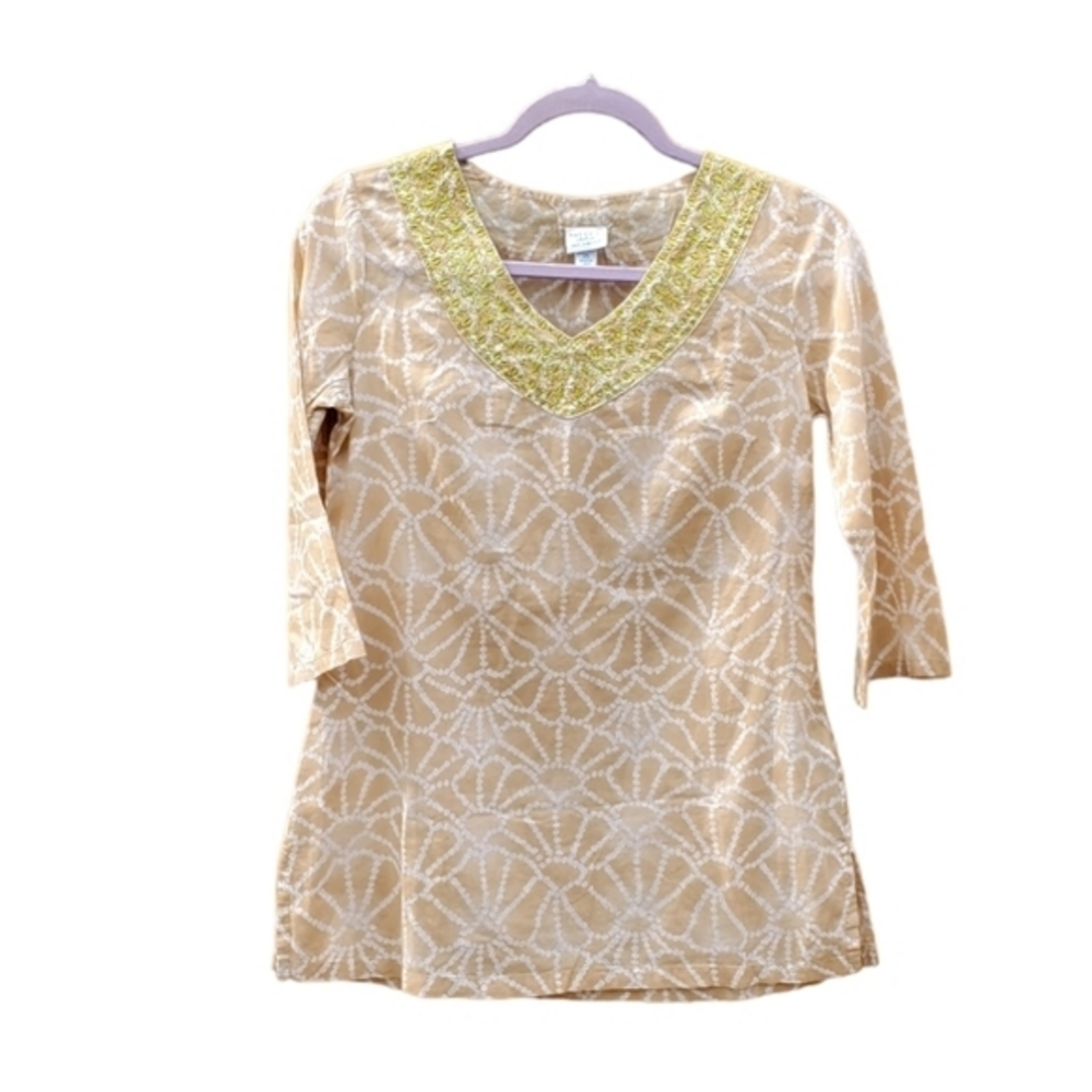 Calypso St. Barth for Target Cotton Embroidered‎ Top XS